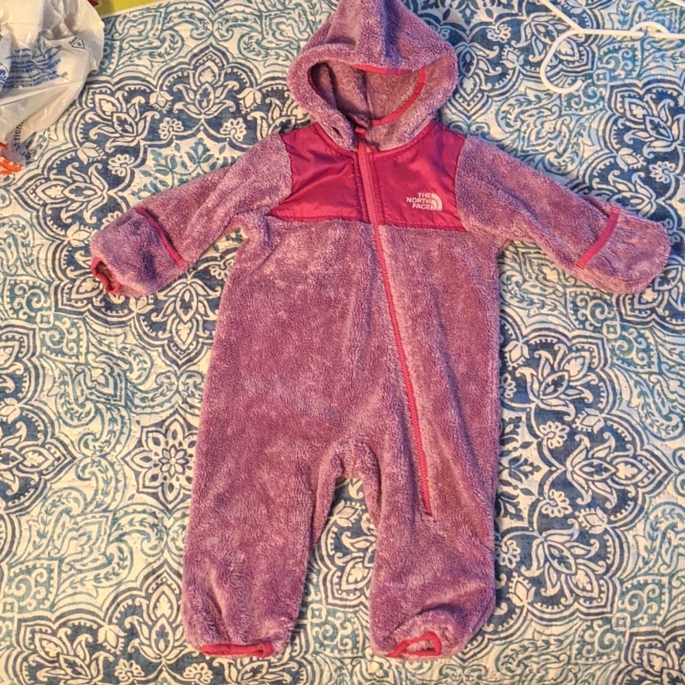 North face baby girl one piece